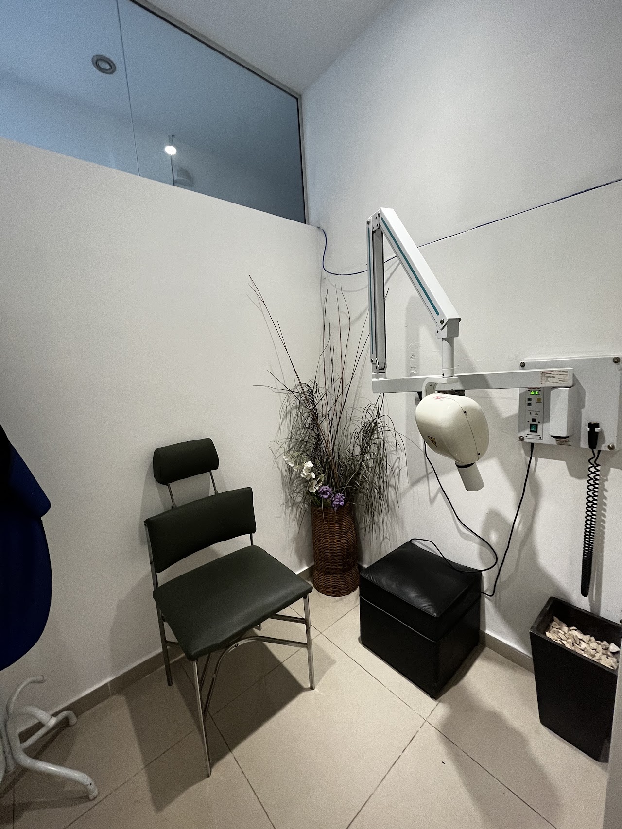 Tomografía computada dental 3D con corte sagital y coronal